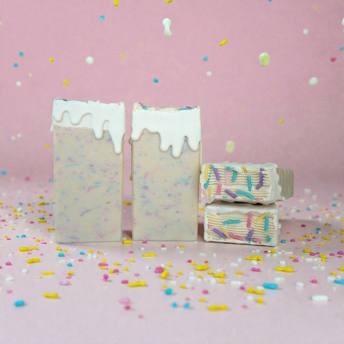 Cake Batter & Confetti Cold Processed Soap